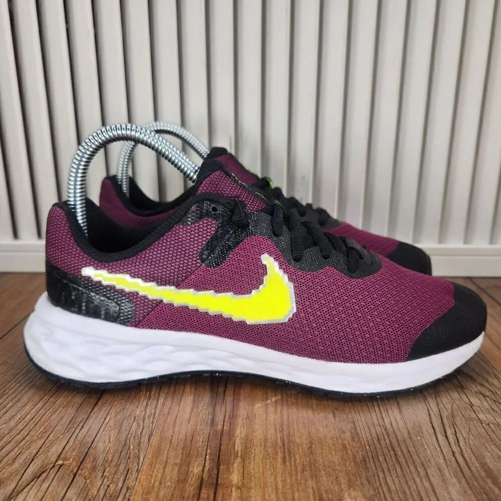 Nike Revolution 6 Next Nature Womens Sz 6 (4.5Y) Purple Running Shoes DC3729-003